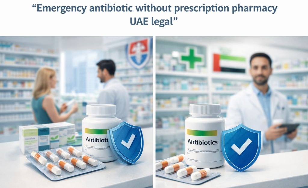 Emergency antibiotic without prescription pharmacy UAE legal