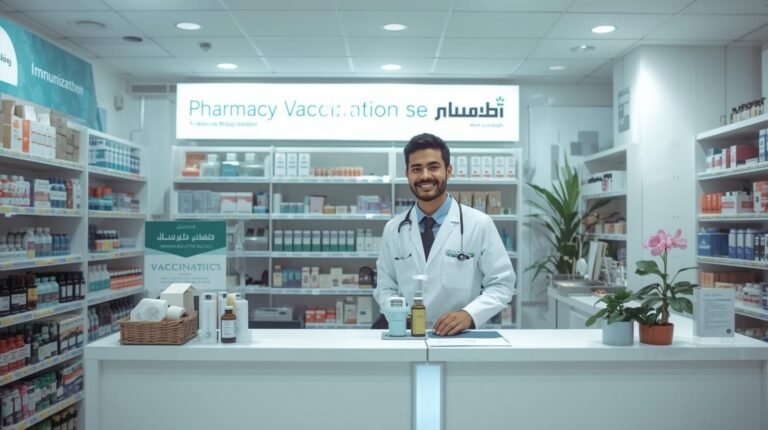 Pharmacy Vaccination Services Near me Abu Dhabi Immunization.