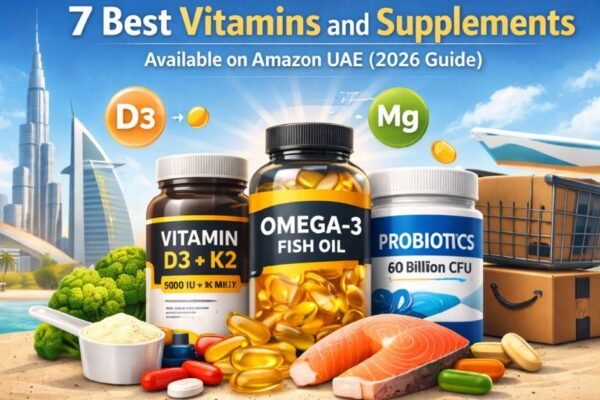 7 Best Vitamins and Supplements Available on Amazon UAE (2026 Guide)