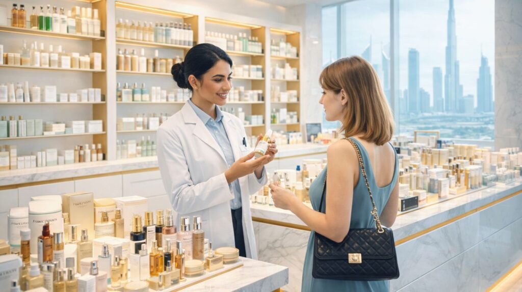 Best pharmacy for skincare and beauty products Dubai