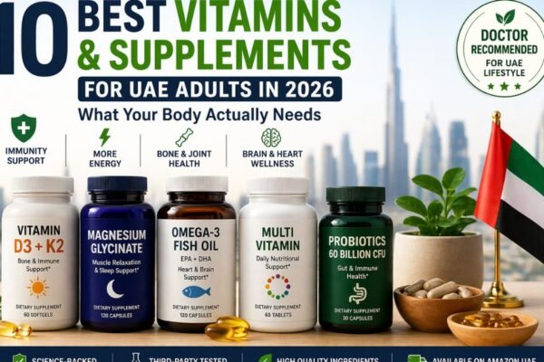 10 Best Vitamins and Supplements for UAE Adults in 2026 — What Your Body Actually Needs