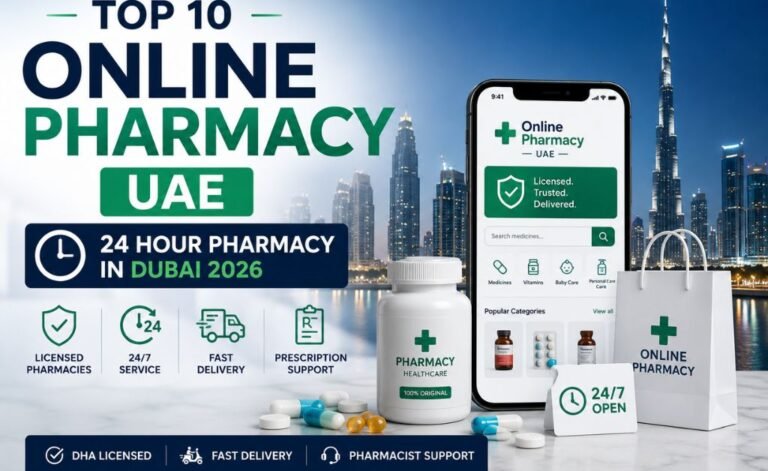 Top 10 Online Pharmacy UAE: 24 Hour Pharmacy in Dubai 2026