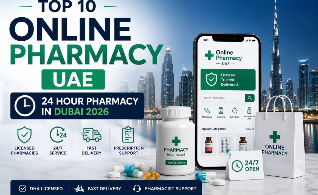 Top 10 Online Pharmacy UAE: 24 Hour Pharmacy in Dubai 2026