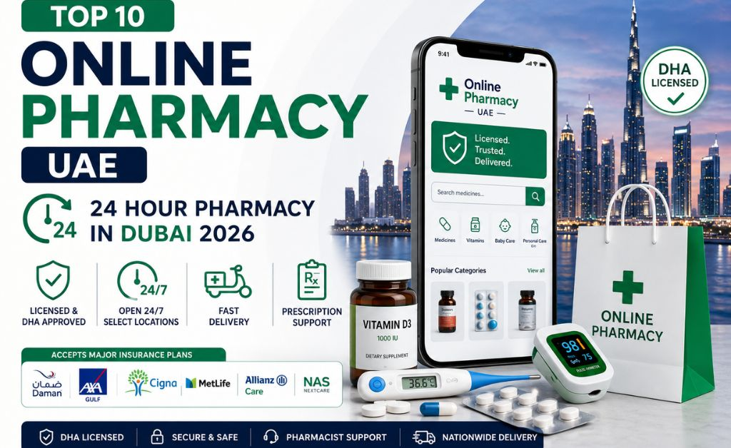 Top 10 Online Pharmacy UAE