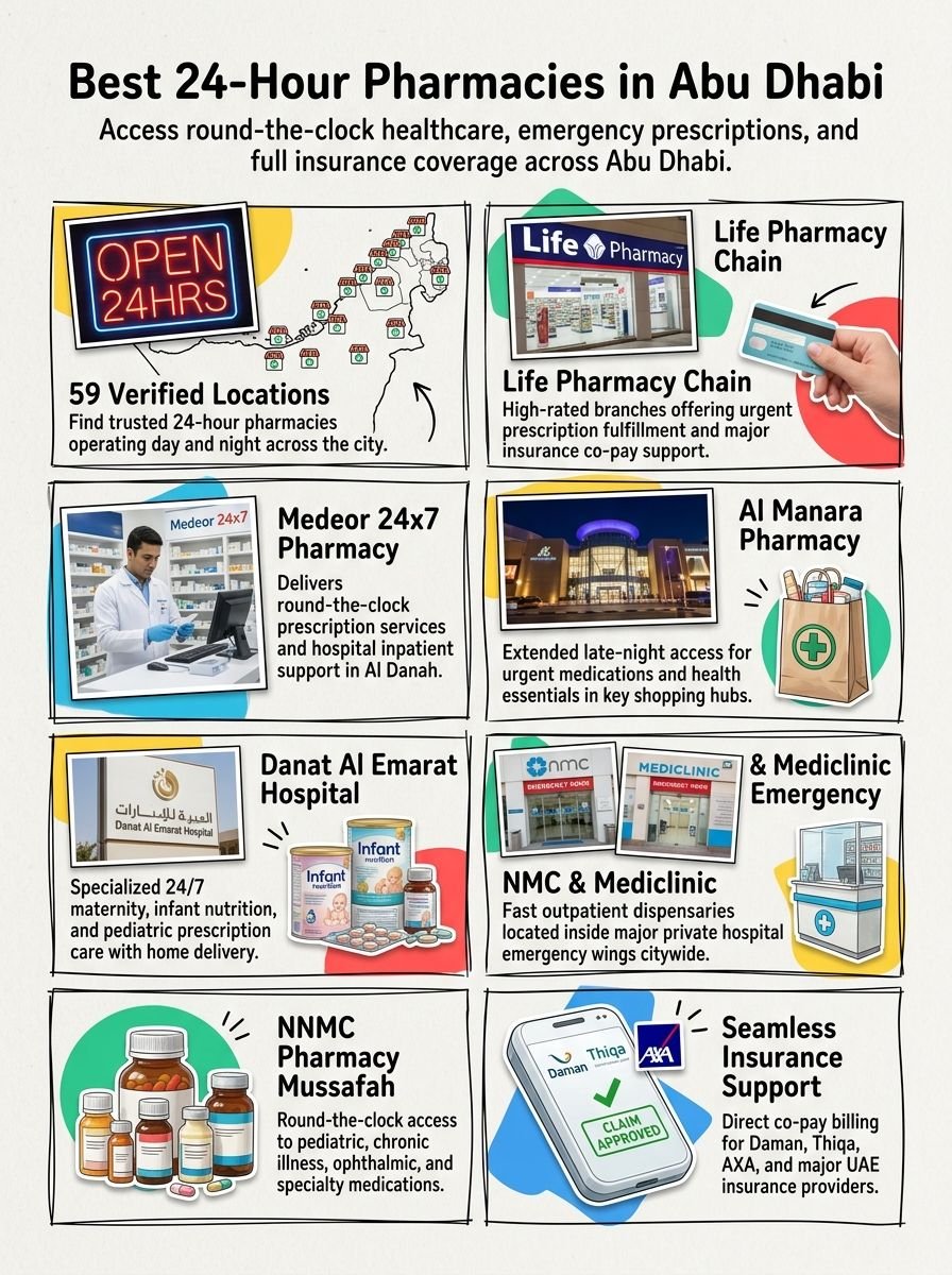Best 24-Hour Pharmacies in Abu Dhabi Best 24-Hour Pharmacies in Abu Dhabi