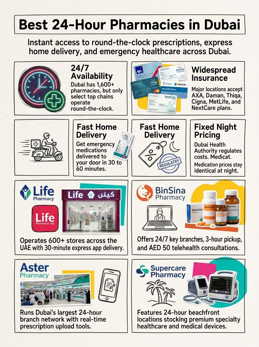 Best 24-Hour Pharmacies in Dubai (2026 Complete Guide) Best 24-Hour Pharmacies in Dubai (2026 Complete Guide)