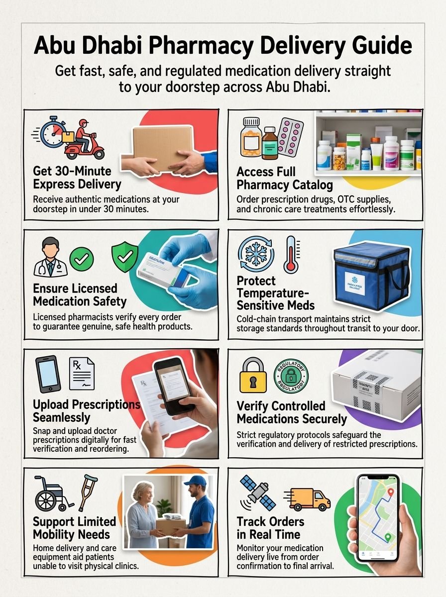 Pharmacy Delivery in Abu Dhabi: Everything You Need to Know Pharmacy Delivery in Abu Dhabi: Everything You Need to Know