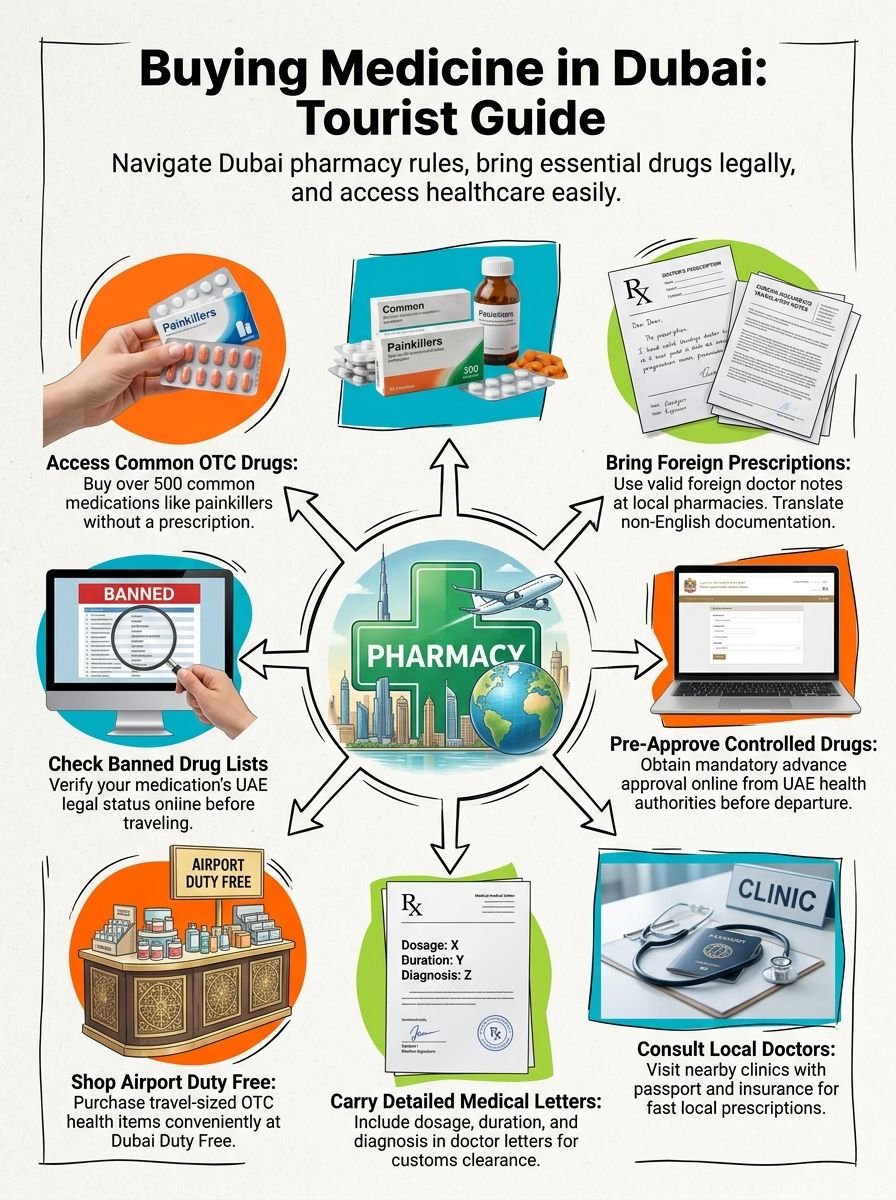 Can Tourists Buy Medicine from Pharmacies in Dubai?