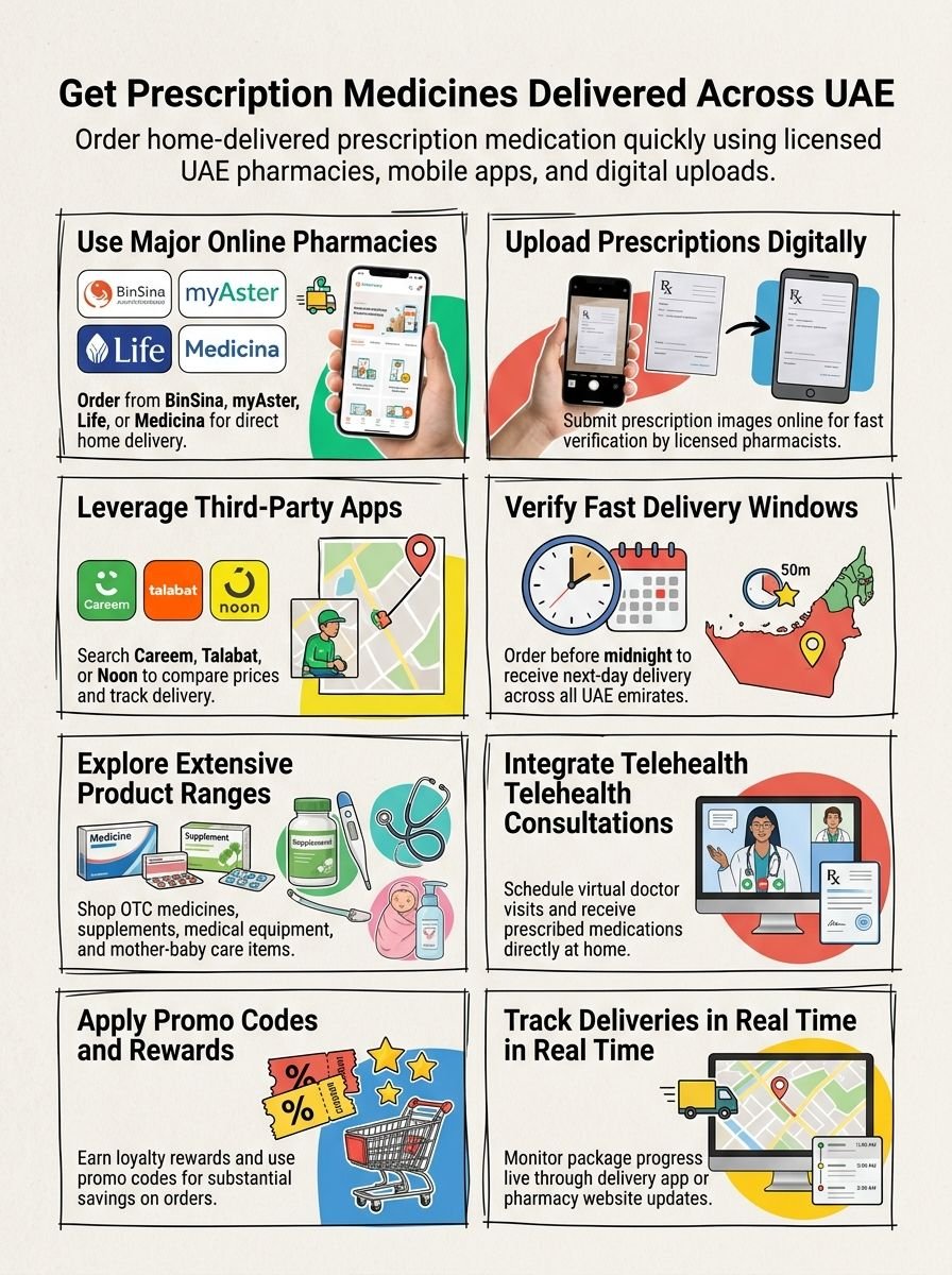 How to Find Pharmacies That Deliver Prescription Medicines in the UAE