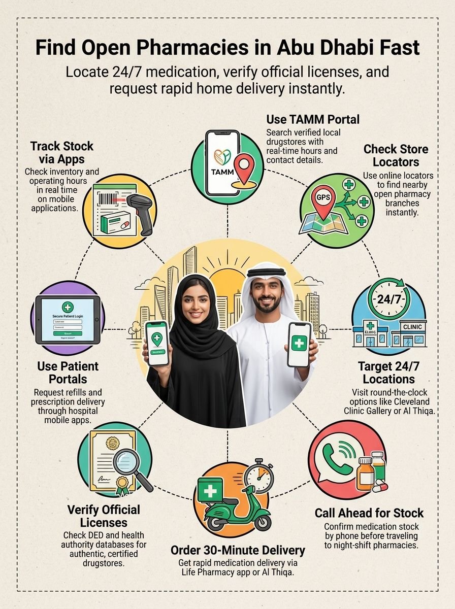 How to Find a Pharmacy Open Now in Abu Dhabi How to Find a Pharmacy Open Now in Abu Dhabi