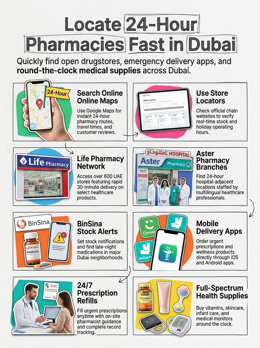 How to Find a Pharmacy Open Now in Dubai How to Find a Pharmacy Open Now in Dubai