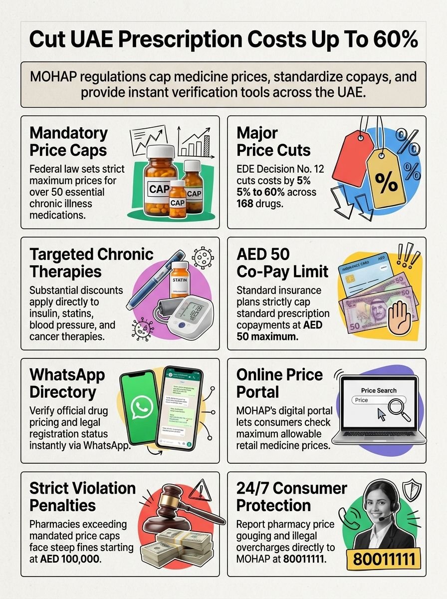 UAE Medicine Price List 2026: MOHAP Regulated Costs For 50+ Common Drugs UAE Medicine Price List 2026: MOHAP Regulated Costs For 50+ Common Drugs